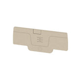 Weidmuller AEP 2T 2.5, End plate, d/beige, 26.3 x 65.7mm